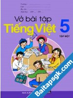 Vở bài tập Tiếng Việt lớp 5