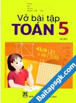 Câu 1, 2, 3, 4 trang 96 Vở bài tập (SBT) Toán lớp 5 tập 1 Bài 79. Giải Toán về tỉ số phần trăm (tiếp...