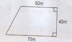 Bài 3 trang 95 SGK Toán 5, Trên một mảnh vườn hình thang (như hình vẽ).