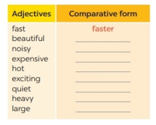 Beautiful adjectives